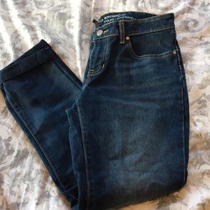 Gap Factory Boyfriend Denim with Crop Detail